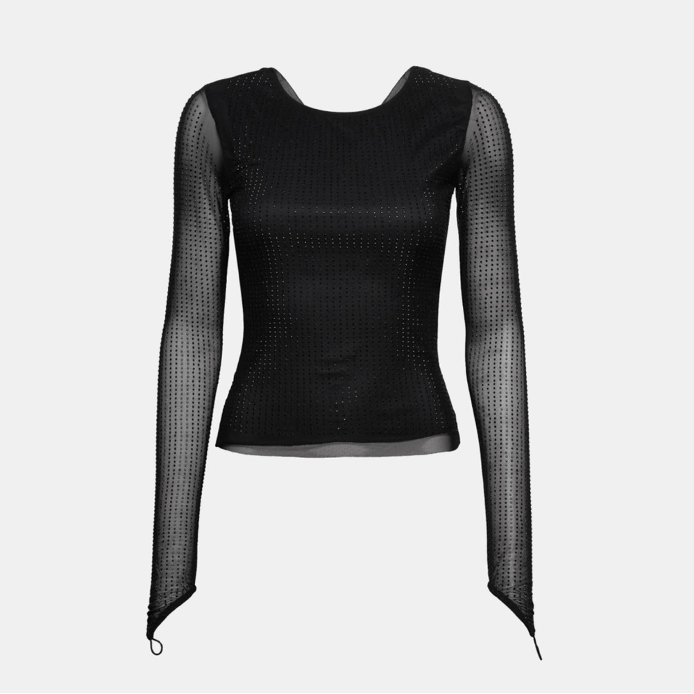 MESHA Rhinestone Blouse